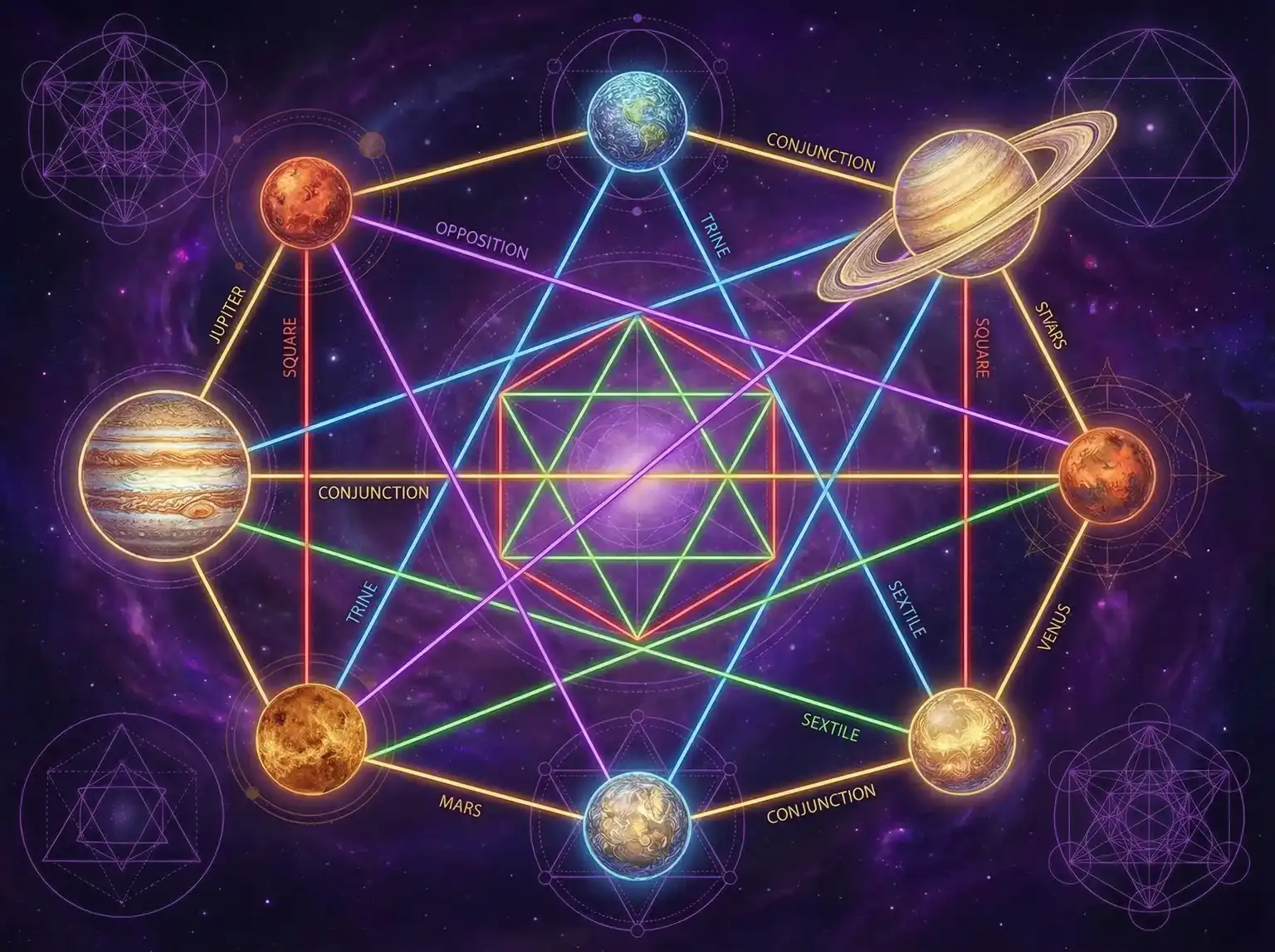 行星相位解读 - 我爱幽幽 | 占星学进阶